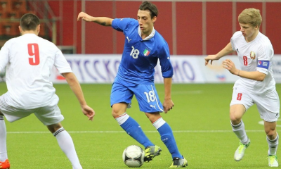Alberto Rosa Gastaldo con la maglia azzurra dellItalia