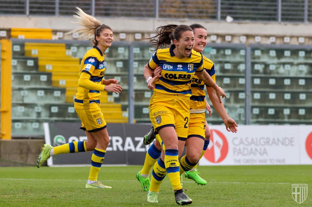 parma femminile esultanza