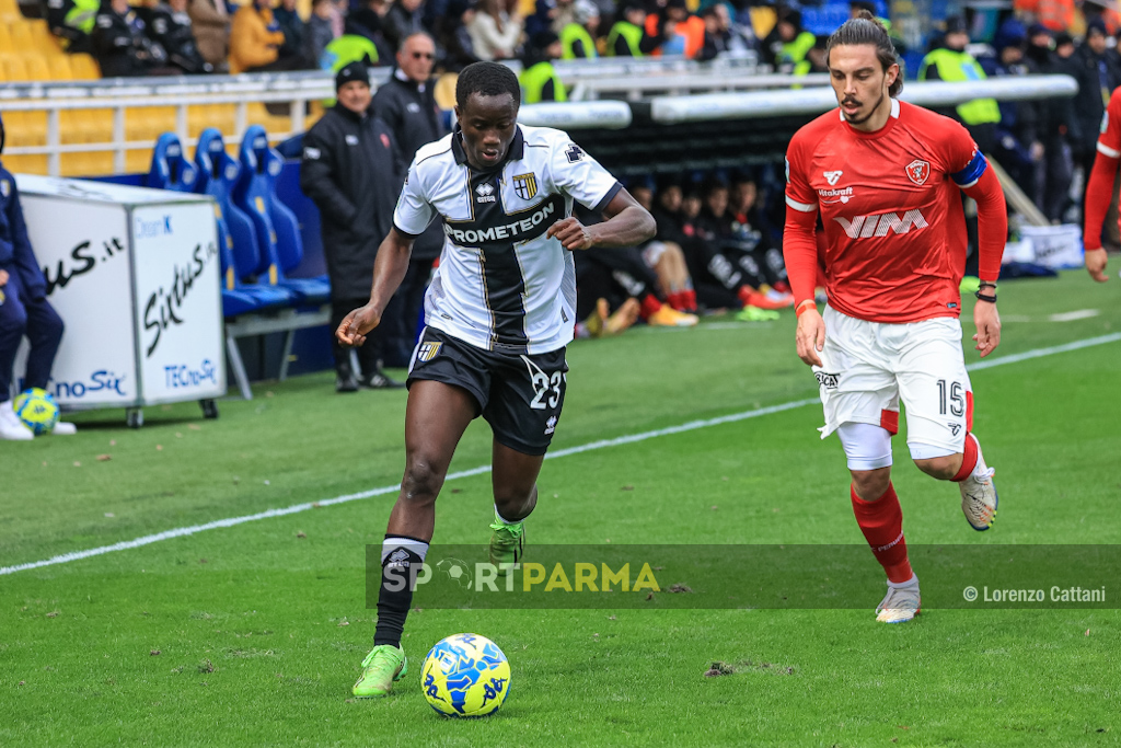 Camara semina DellOrco in Parma Perugia 2 0 Serie B 2022 2023