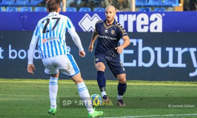 Gennaro Tutino in azione in Parma vs Spal