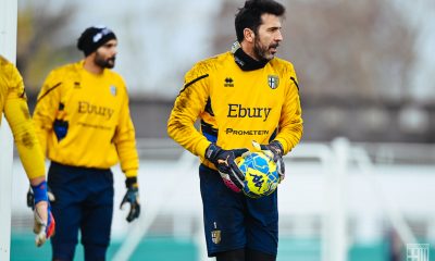 Gianluigi Buffon Allenamento Parma Calcio 4 gennaio 2023