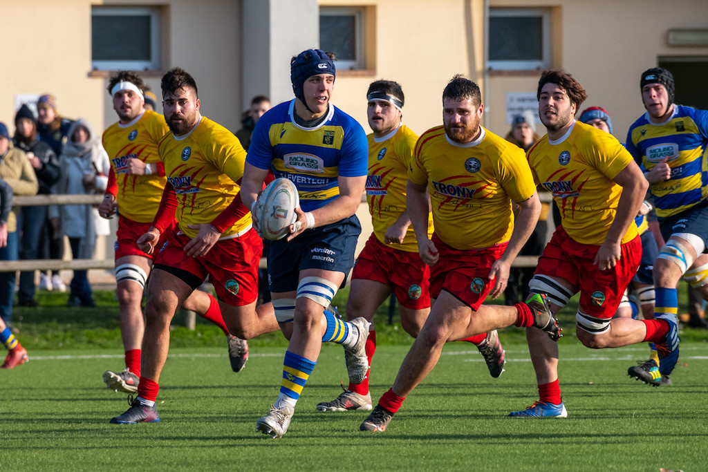 Ruaro in Rugby Parma Amatori Alghero 38 10