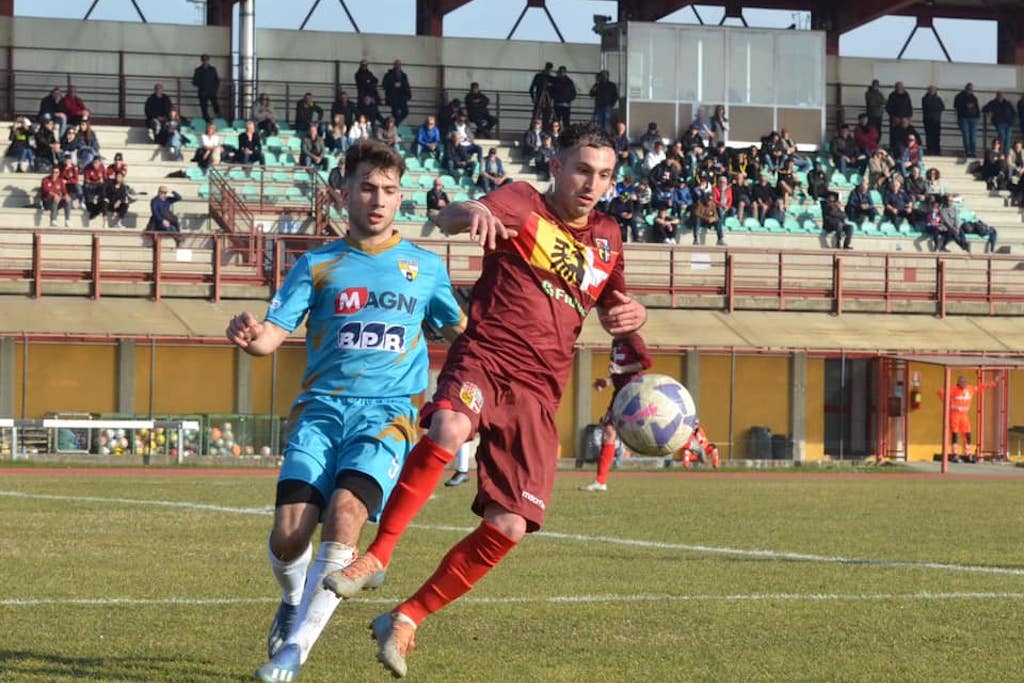 Giuseppe Pasaro in Fidentina vs Castelfranco 1 0 27a giornata Eccellenza 2022 2023