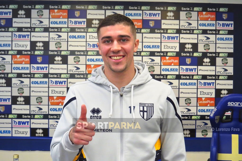 Luca Zanimacchia conferenza stampa Parma Calcio febb2023 1
