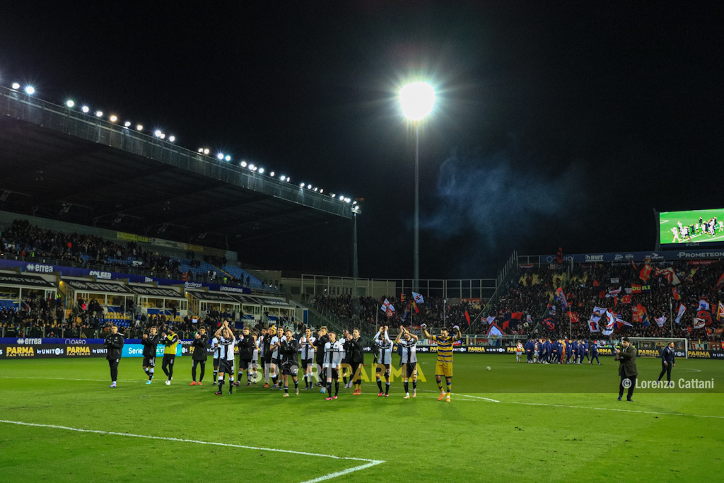 Parma Genoa 2 0 Tardini di notte