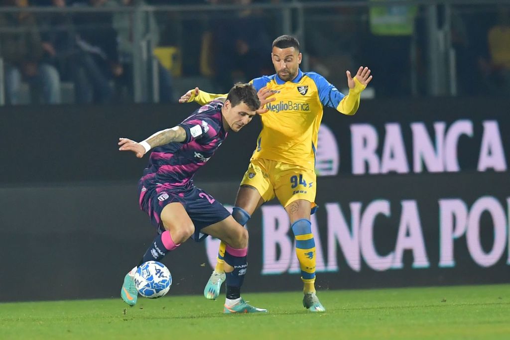 Stanko Juric e Roberto Insigne in Frosinone Parma 3 4