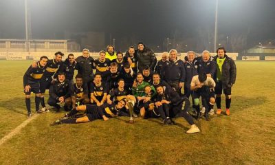 la squadra del Lesignano campione provinciale Coppa Seconda Categoria PR 2022 2023