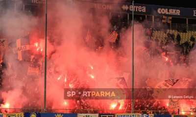Parma Pisa 0 1 Serie B 2022 2023 Curva Nord fumogeni