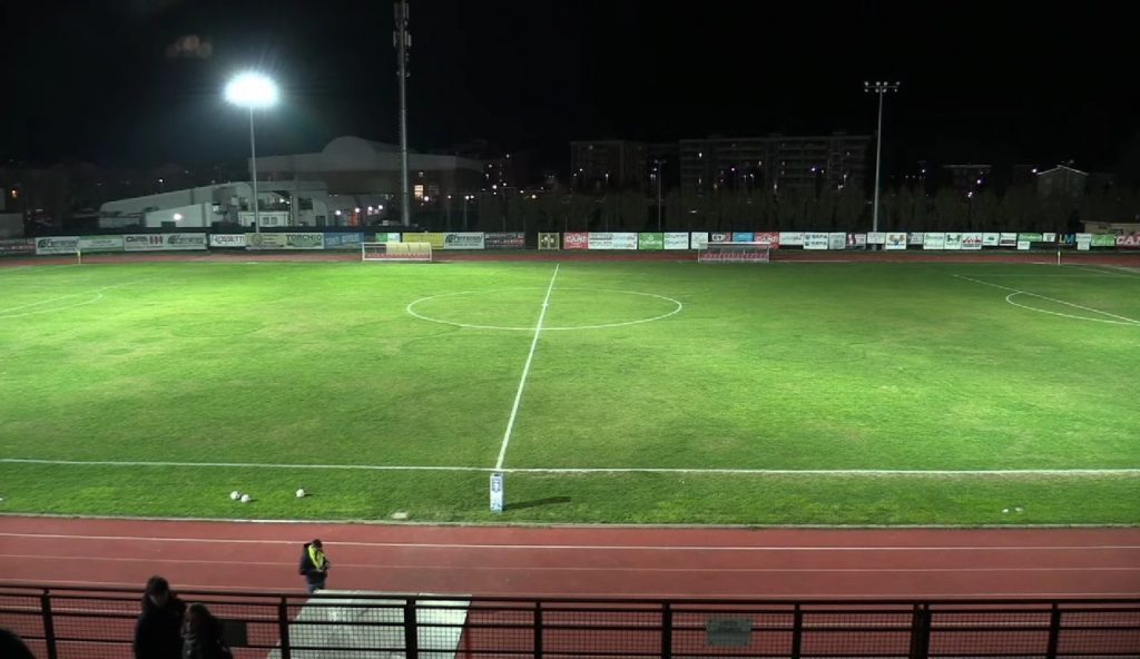 illuminazione campo Ballotta di Fidenza in Borgo San Donnino Virtus Castelfranco 34a giornata Eccellenza 2022 2023