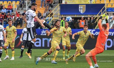 Elias Cobbaut in attacco in Parma Cagliari 2 1 34a giornata Serie B 2022 2023