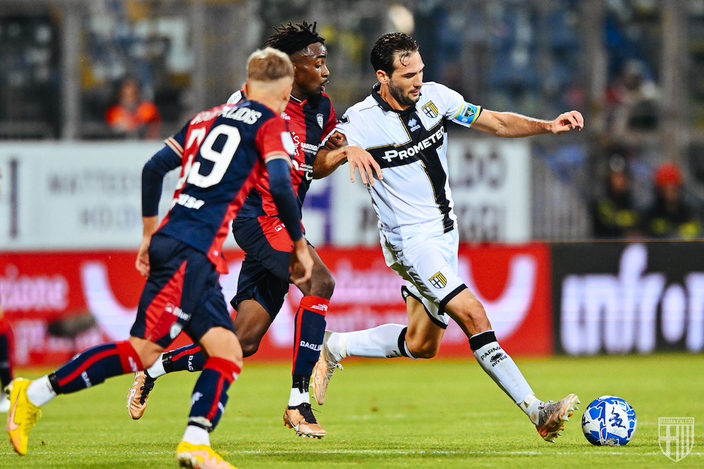 Franco Vazquez in Cagliari Parma 1 1 Serie B 2022 2023