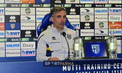 Il mister del Parma Calcio Fabio Pecchia in conferenza stampa 8 aprile 2023