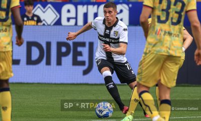 Luca Zanimacchia in Parma Cagliari 2 1 34a giornata Serie B 2022 2023