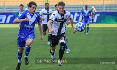 Cistana e Benedyczak in Parma Brescia 2 0 36a giornata Serie B 2022 2023
