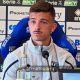 Il difensore del Parma Calcio Enrico Delprato in conferenza stampa 4 maggio 2023