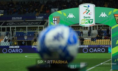 Parma Venezia 2 1 38a giornata Serie B 2022 2023 logo Serie B con pallone