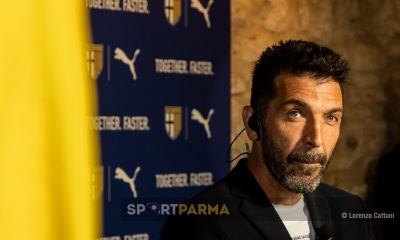 Parma e PUMA la serata in Castello a Felino Gianluigi Buffon in zona interviste