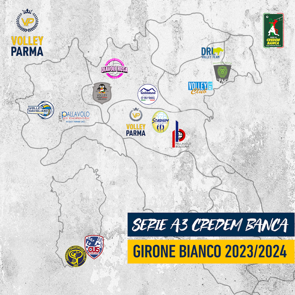 Girone Bianco Serie A3 Credem Banca 2023 24