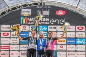 Ilaria Lombardo terza nella mediofondo della Maratona delle Dolomiti