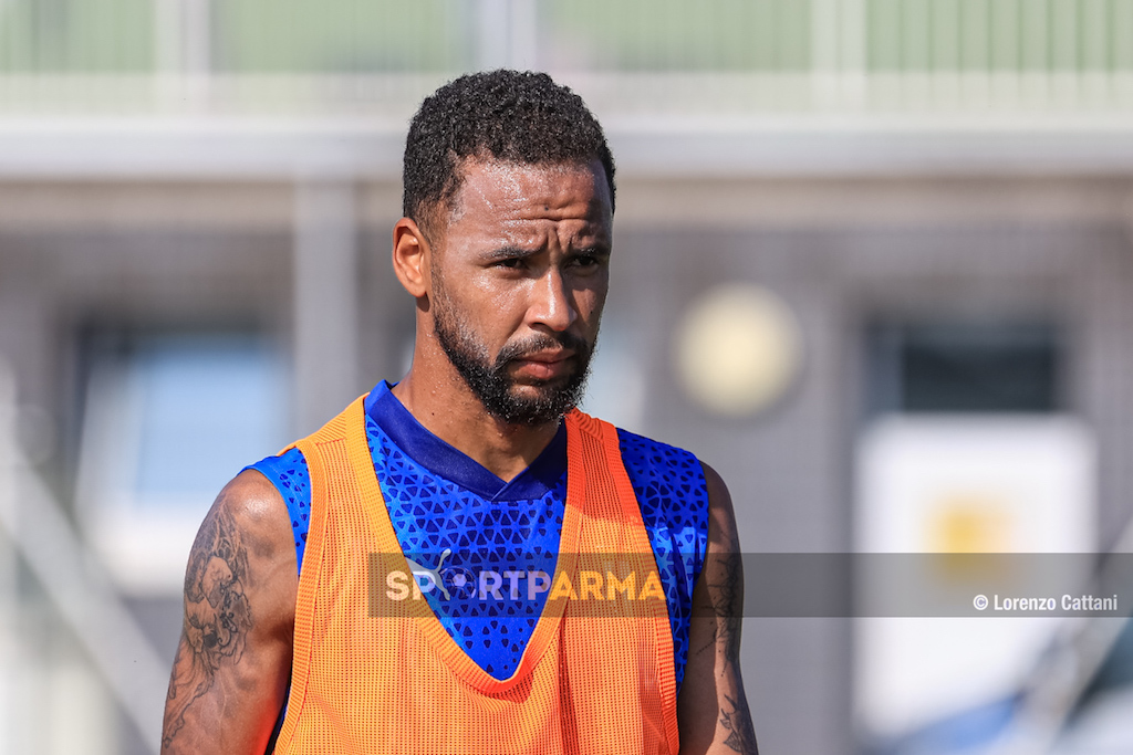 allenamento Parma Calcio a porte aperte a Collecchio 15 luglio 2023 Hernani