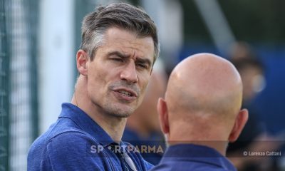 primo allenamento stagionale Parma Calcio a Collecchio 8 luglio 2023 il managing director sport Roel Vaeyens