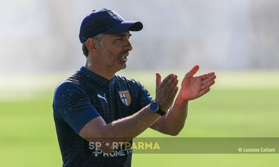 primo allenamento stagionale Parma Calcio a Collecchio 8 luglio 2023 lallenatore Fabio Pecchia