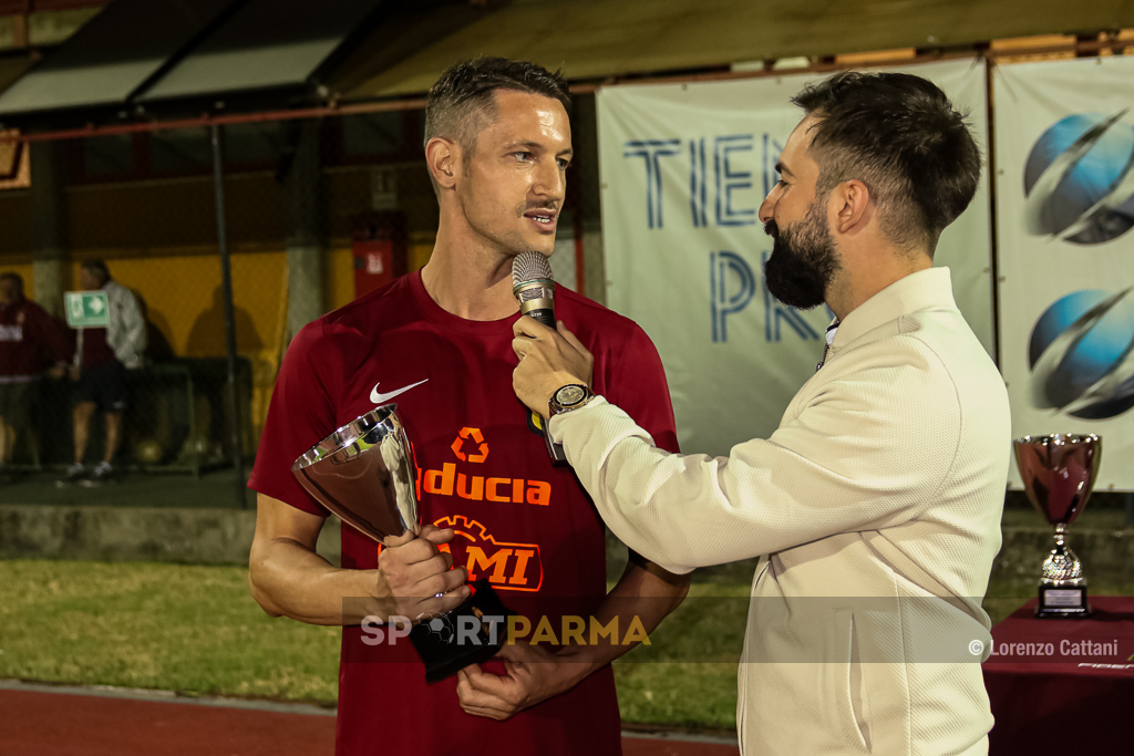 4a edizione Memorial Nino Rastelli con Fidentina Piacenza U19 e Parma U18 30.08.2023 il capitano ANdrea Petrelli intervistato da Lorenzo Fava