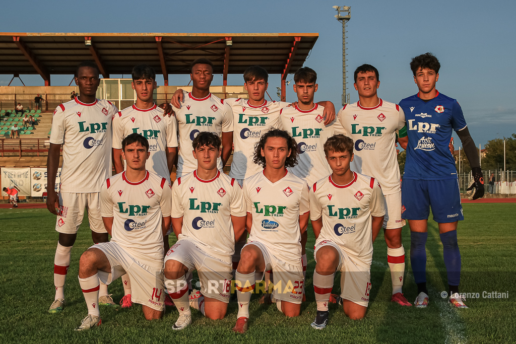 4a edizione Memorial Nino Rastelli con Fidentina Piacenza U19 e Parma U18 30.08.2023 undici di partenza Piacenza U19