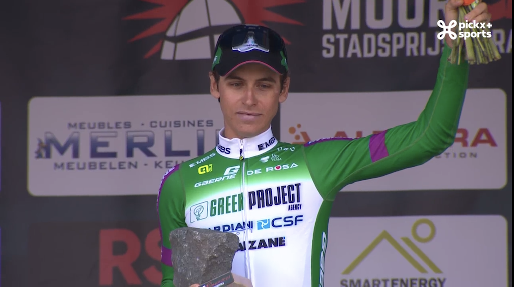 Filippo Magli al Muur Classic Geraardsbergen Green Project Bardiani CSF Faizane Sprint Cycling