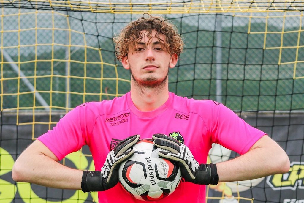 Il portiere Federico Agazzi Piccardo Traversetolo Eccellenza 2021