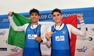 Josef Giorgio Marvucic e Maichol Brambilla medaglia doro ai Campionati del Mondo di canottaggio Under 19