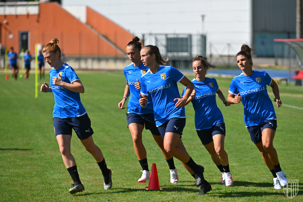 Parma Calcio femminile in ritiro a Salsomaggiore 2 agosto 2023