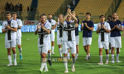 Parma Sassuolo 1 0 amichevole 2 agosto 2023 Crociati sotto la Curva Norda