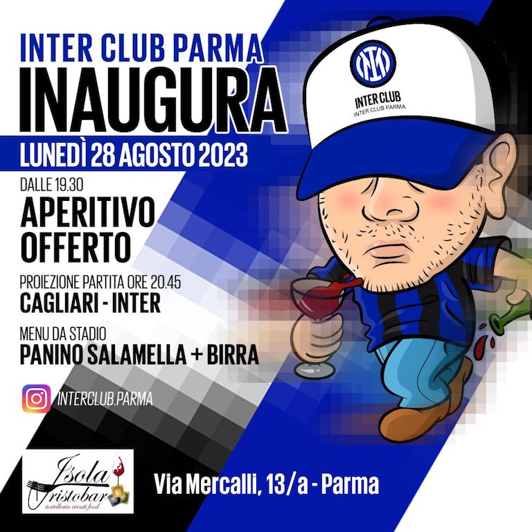 locandina Inter Club Parma del 28 agosto
