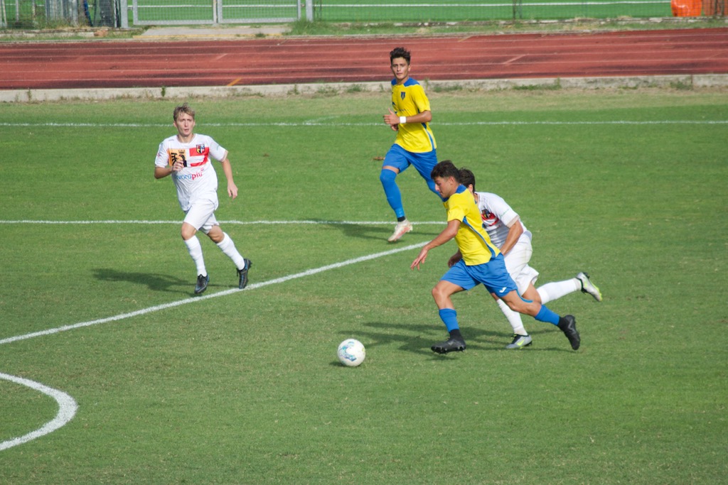 Emin Yener in gol in Salsomaggiore Fidentina 3 0 1a giornata Eccellenza 2022 2023