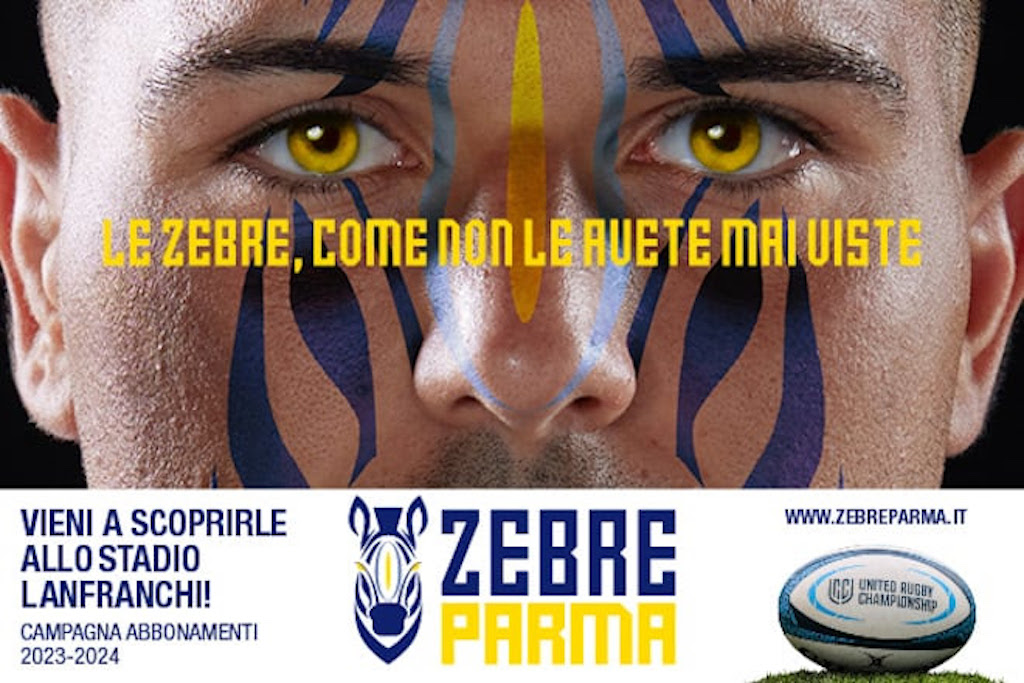 campagna abbonamenti 2023 2024 le Zebre come non le avete mai viste