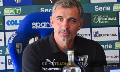 il mister del Parma Fabio Pecchia nella conferenza stampa di sabato 19 agosto 2023