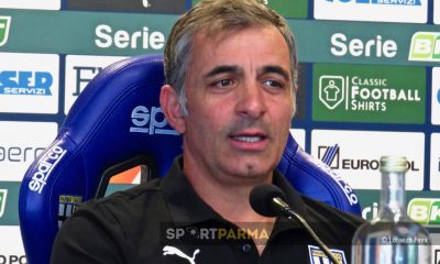 mister Fabio Pecchia Parma Calcio nella conferenza stampa del 23.09.2023