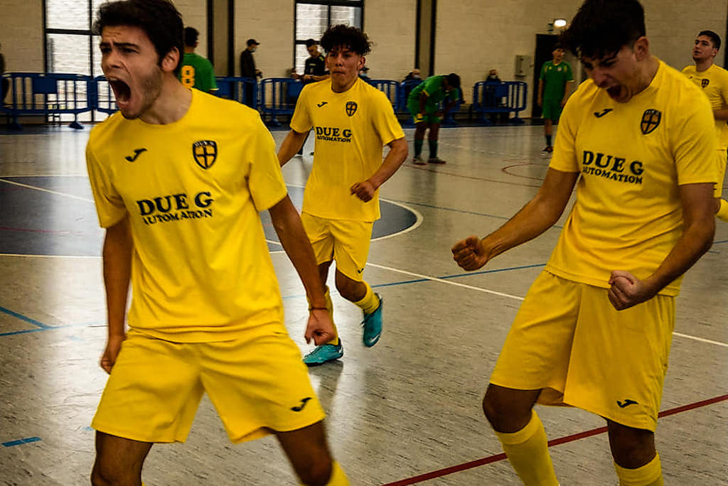 Due G Futsal Parma esultanza darchivio