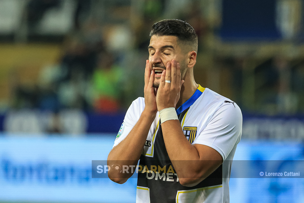 Parma Como 2 1 10a giornata Serie B 2023 2024 Antonio Colak si dispera