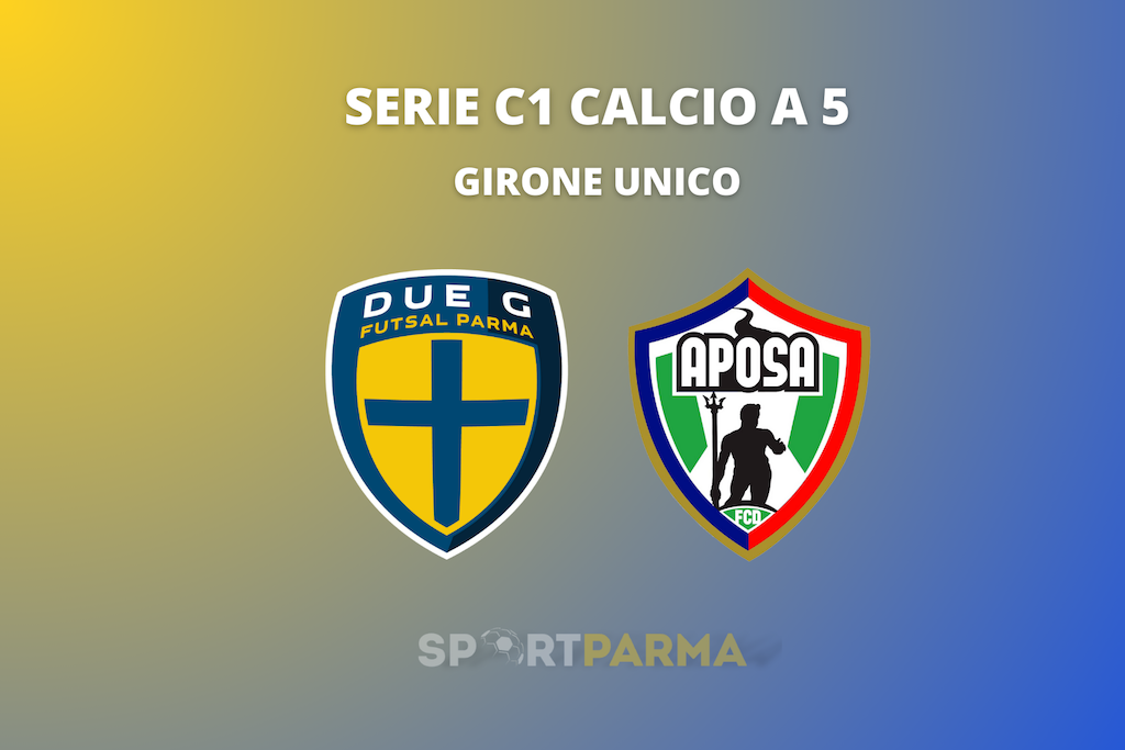 Serie C1 calcio a 5 Due G Futsal Parma vs Aposa Bologna