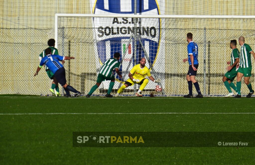 Solignano Mercury 2 1 6a giornata Prima Categoria gir. B 2023 2024 tiro di Palumbo parato da Spinelli