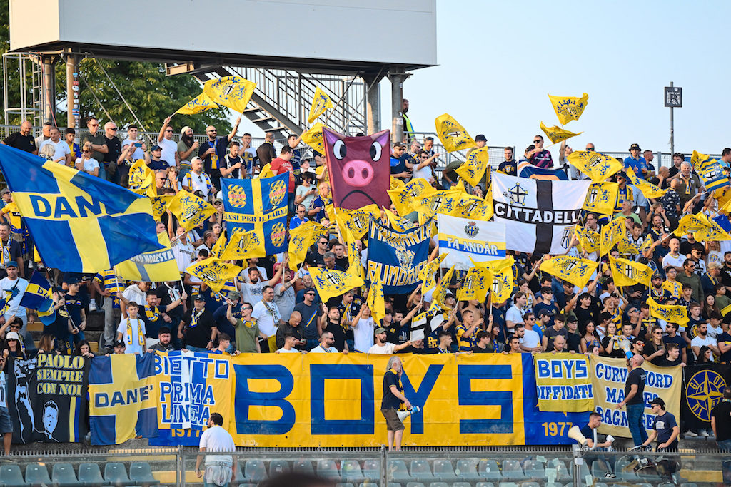 tifosi ospiti in Cremonese Parma 1 2 Serie B 2023 2024