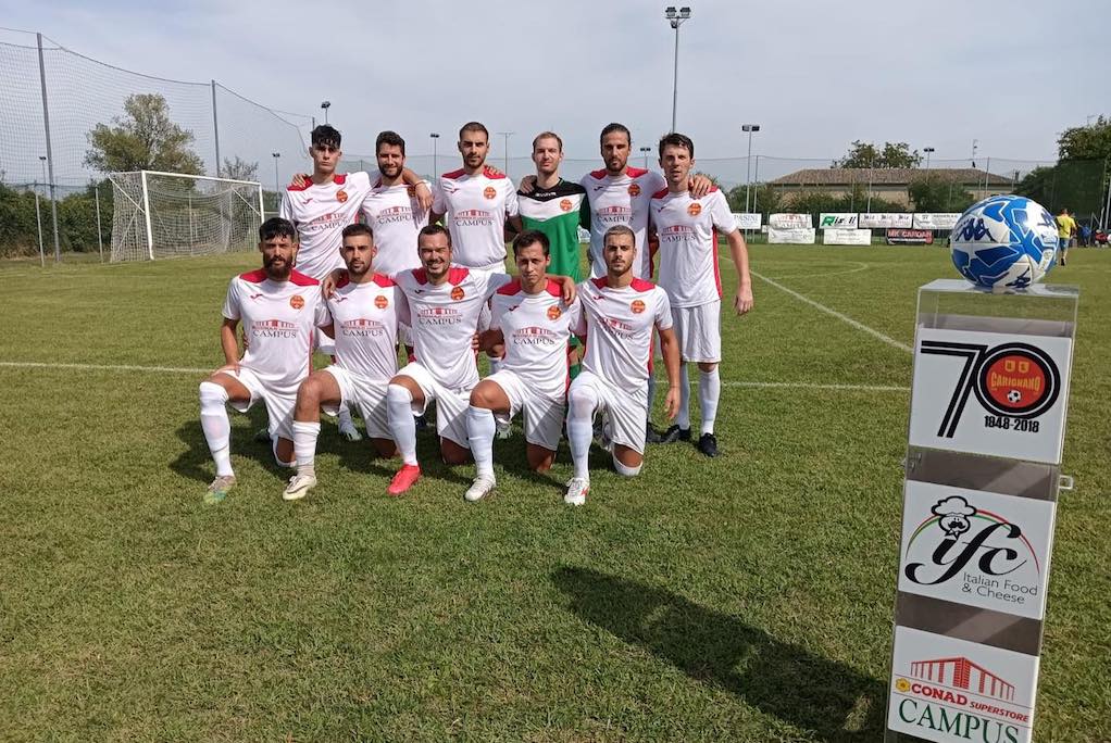 undici di partenza Carignano vs Carpaneto Chero 1a giornata Promozione gir. A 2023 2024