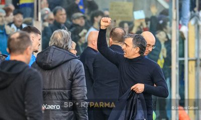 Parma Ternana 18a giornata Serie B 2023 2024 Fabio Pecchia esulta a fine partita