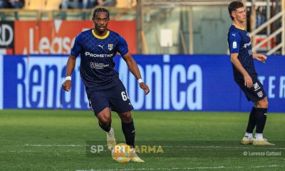 Parma Ternana 18a giornata Serie B 2023 2024 Wylan Cyprien palla al piede