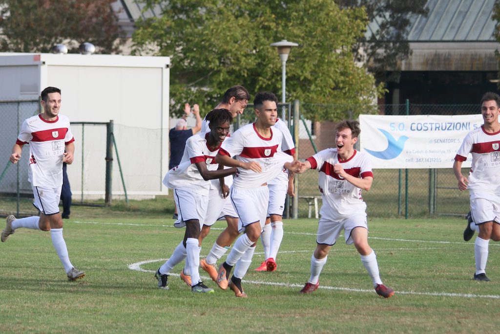 Pier Angelo Capra festeggia dopo un gol Campeginese Seconda Categoria gir. B 2023 2024