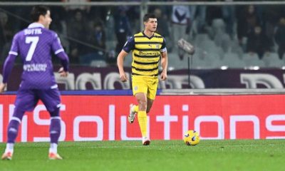 Yordan Osorio in azione in Fiorentina Parma Ottavi di Coppa Italia 2023 2024