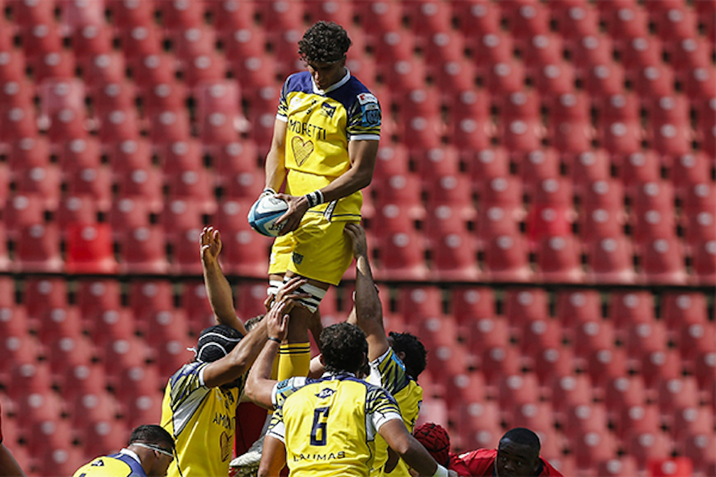 Zambonin sale in touche contro gli Emirates Lions Inpho