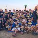 esultanza Rugby Parma dopo la vittoria su Monferrato nellultima partita del 2023